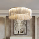 Axyaa Luxury Tassel Chandeliers: Elegant Lighting for Home, Hotel & Restaurant Decor