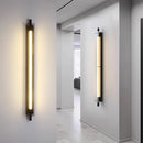 Axyaa Modern Black Glass Wall Lamp - Minimalist Bedroom Bedside Lighting