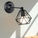 Axya Industrial Retro Loft Wall Lights Vintage Cage Guard Bedside Sconce LED Lamp