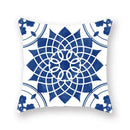Geometric Mandala Flower Print Pillowcase for Home Decor by Axyaa
