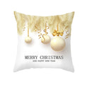 Axyaa Christmas Ball Cushion Cover Platinum Decoration