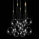 Axyaa Glass Ball Chandelier: Nordic Modern Design for Home Decor & Lighting