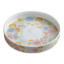 Axyaa Chinese Ceramic Antique Glaze Flower Tea Tray