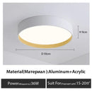 Axyaa LED Circular Ceiling Light for Modern Minimalist Interior Decor