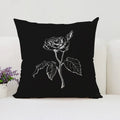 Axyaa Rose Print Pillow Cover - Romantic Home Decor & Gift