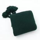 Axyaa Dark Green Imitation Cashmere Shawl Blanket for Sofa Decor & Bedspread