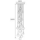 Axyaa Modern Stairway & Living Room Chandeliers - Indoor Lighting Fixtures