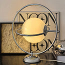 Axyaa Glass Planetary Rotating Desk Lamp - Modern Italian Style LED Lighting