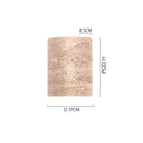 Axyaa Yellow Cave Stone Wall Lamp for Bedroom Living Room Outdoor Waterproof Led