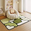 Axyaa Rainbow Square Luxury High End Soft Fluffy Carpet Rug