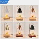 Axyaa Nordic LED Candle Table Lamp with Wood Base for Home Lighting