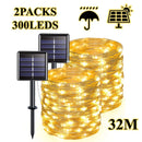 Axyaa Solar LED Fairy String Lights for Outdoor Garden Decoration