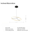 Axyaa Nordic Acrylic Chandelier LED Ceiling Light for Living Room Kitchen Restaurant