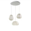 Axyaa Rustic Silk Lantern Pendant Light for Home and Restaurant Lighting