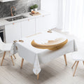 Elegant Ramadan Calligraphy Tablecloth by Axyaa