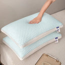 Axyaa Summer Feather Silk Pillow with Cool Doudou Ice Silk, Breathable Mesh Edge