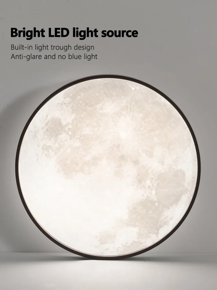 Axyaa Round LED Ceiling Lamp: Modern Nordic Style for Bedroom, Aisle, Corridor, Balcony