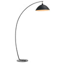 Axyaa Minimalist LED Arc Floor Lamp for Modern Living Room & Bedroom Lighting