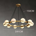 Axyaa LED Pendant Chandeliers for Modern Living and Dining Room Lighting