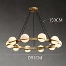 Axyaa LED Pendant Chandeliers for Modern Living and Dining Room Lighting