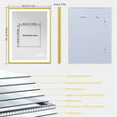 Axyaa LED Aluminum Frame Mirror: Large Wall Mount, Anti-Fog, Dimmable Front Light, 3 Colors