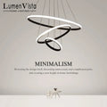 Axyaa Circular LED Pendant Light for Dining Room & Living Room