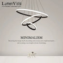 Axyaa Circular LED Pendant Light for Dining Room & Living Room
