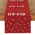Axyaa Snowflake Polka Table Runner - Festive Farmhouse Dining Decor
