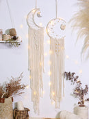 Axyaa Owl Dream Catcher Macrame Tapestry Wall Hanging for Boho Home Decor