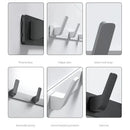 Axyaa Over-the-Door Hooks Storage Shelf - Bathroom Kitchen Wall Hanger Organizer