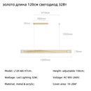 Axyaa Modern LED Chandelier Lighting | Dimmable Dining Pendant Lamp Fixtures
