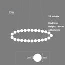 Axyaa Nordic Art Line White Bubble Suspension Pendant Lighting