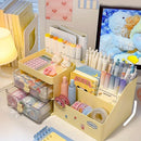 Kawaii Axyaa Desktop Stationery Organizer Pencil Storage Box Drawer Cute Ins Box