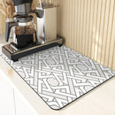 Axyaa Yellow Non-Slip Diatoms Drying Mat for Kitchen Counter-Limited Offer!