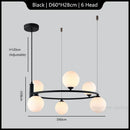 Axyaa Modern Glass Pendant Light for Living Room and Restaurant Chandelier