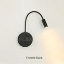 Axyaa Adjustable LED Wall Reading Lamp 3W Warm Light, Modern Design, Switch On/Off