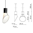 Axyaa Minimalist Floor Lamp Speaker for Living Room, Restaurant, and Study Desk