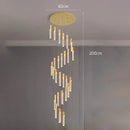 Axyaa Modern Crystal Chandeliers, Staircase Chandeliers, Living Room Lighting Fixtures