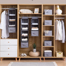 Axyaa Hanging Storage Shelves Clothes Organizer Drawer Closet Box