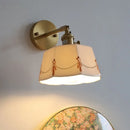 Axyaa Brass & Ceramic LED Wall Lamp - Vintage Style Stair & Bathroom Lighting