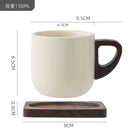 Axyaa Camellia Flower Coffee Cup and Saucers: Delicate Stoneware Latte Mug for Afternoon Tea