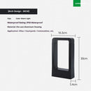 Axyaa LED Outdoor Waterproof Courtyard Light for Garden Landscape Lighting