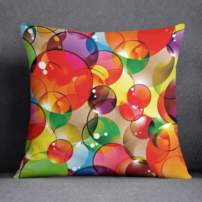 Axyaa Abstract Pillowcase: Sofa Cushion Cover for Living Room & Bedroom