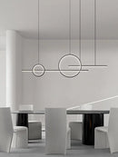 Axyaa Modern Minimalist LED Pendant Lights for Dining Room Chandelier and Kitchen Bar