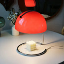 Axyaa Nordic Yellow Glass Table Lamp Unique Iron Hat Style Bedside Light