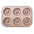 Axyaa 6 Hole Non-Stick Cake & Pastry Mould - Carbon Steel Baking Tray