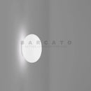 Axyaa White Glass Ball LED Wall Lamp Modern Sconce Fixture