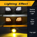 Axyaa LED DRL Turn Signal Fog Lamps for Chevrolet Colorado 2023 2024