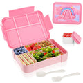 Axyaa Kids Bento Box with 6 Compartments and Sauce Jar