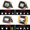 Axya Rechargeable LED Work Light: Handheld Spotlight Waterproof for Outdoor & Emergency